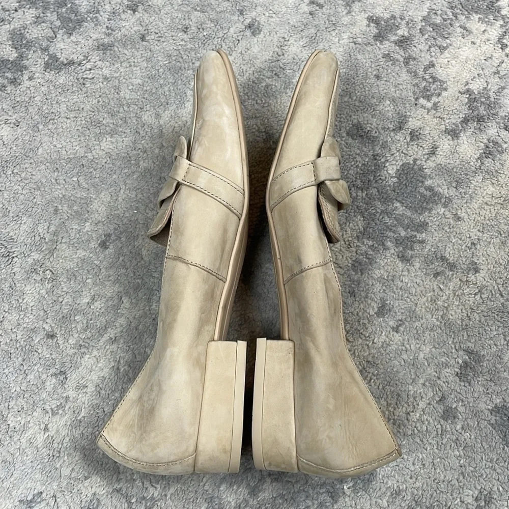 Paul Green Rimona Partita Loafers Sabbia Nubuck Cream Sz 5.5